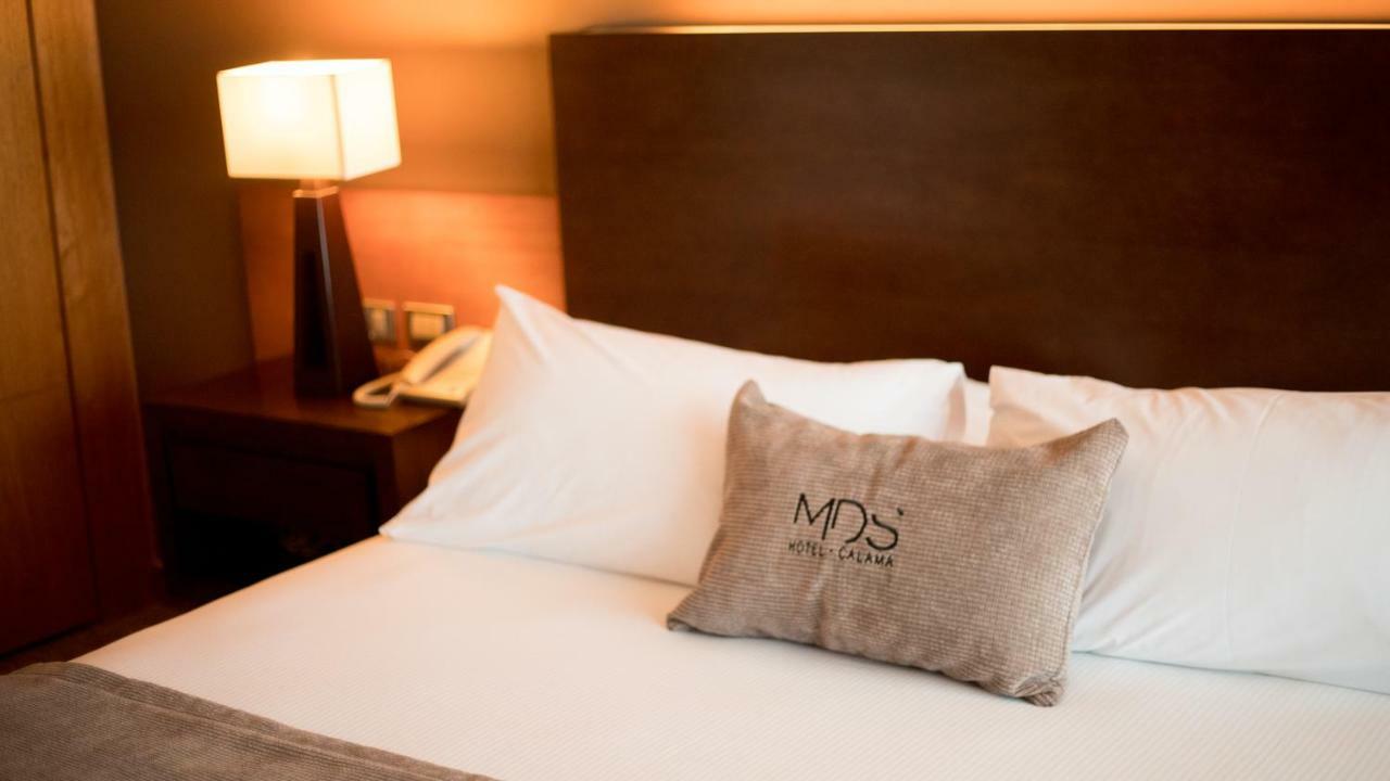 Mds Hotel Calama Exterior foto A bed at the MÖS Hotel in Cologne, Germany